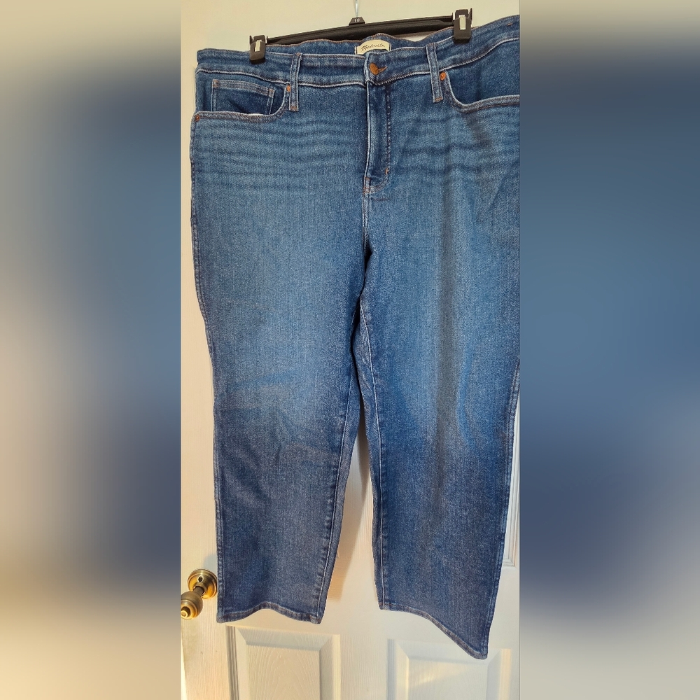 Madewell Women's Straight Leg Blue Jeans